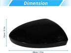Motoforti Right Side Wing Mirror Cover for Nissan Altima 2019-2024, Car Rear View Mirror Cover Cap No.963736CA9A, Car Exterior Door Side Rearview Mirror Cap Mirror Housing, Glossy Black