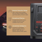 Bundle of Redline 360c Plug and Play Radar Detector + Escort USB-C to RJ11 Radar Power Cord