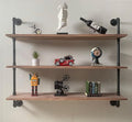 Pipe Shelves Industrial Pipe Shelving Shelves Real Wood Industrial Floating Pipe Shelves with Wood Planks 36 inch Wall Shelve