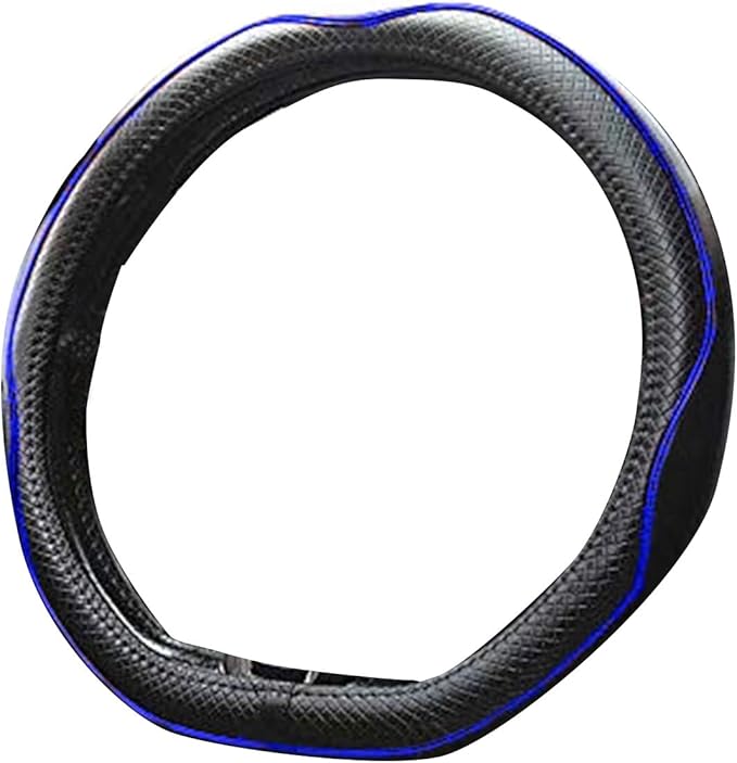 Mayco Bell Flat Bottom Steering Wheel Cover Anti-Slip,Safety,Soft,Breathable,Durable,Full Surround,Comfortable Grip Microfibe