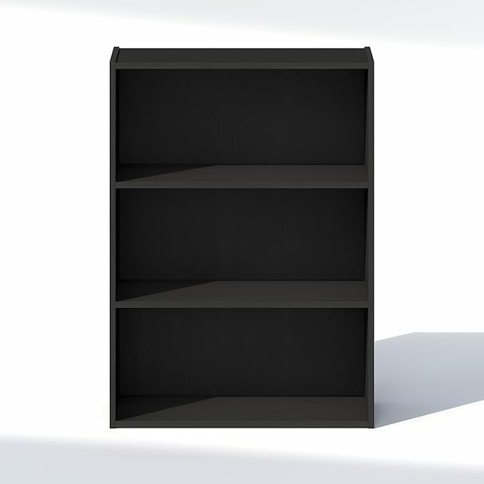 Furinno Reed Closet Organizers and Storage, 3-Tier Closet Organizer, Open Shelf Closet Storage, for Wardrobe, Bedroom, Living