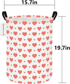 QUEENLALA Large Storage Basket,Laundry Hamper/Bathroom/Home Decor/Collapsible Round Storage Bin,Boys and Girls Hamper/Boxes/C