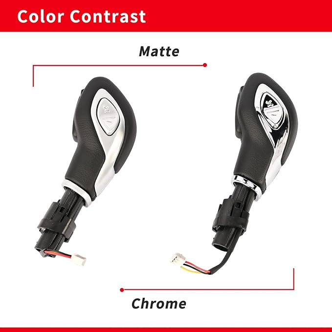 Automatic Gear Shift Knob Handle with Button DG9Z-7213-EA for Ford Fusion 2013-2016 / Escape 2013-2016 / Transit 2015-2019 / 