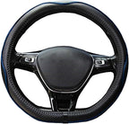 Mayco Bell Flat Bottom Steering Wheel Cover Anti-Slip,Safety,Soft,Breathable,Durable,Full Surround,Comfortable Grip Microfibe