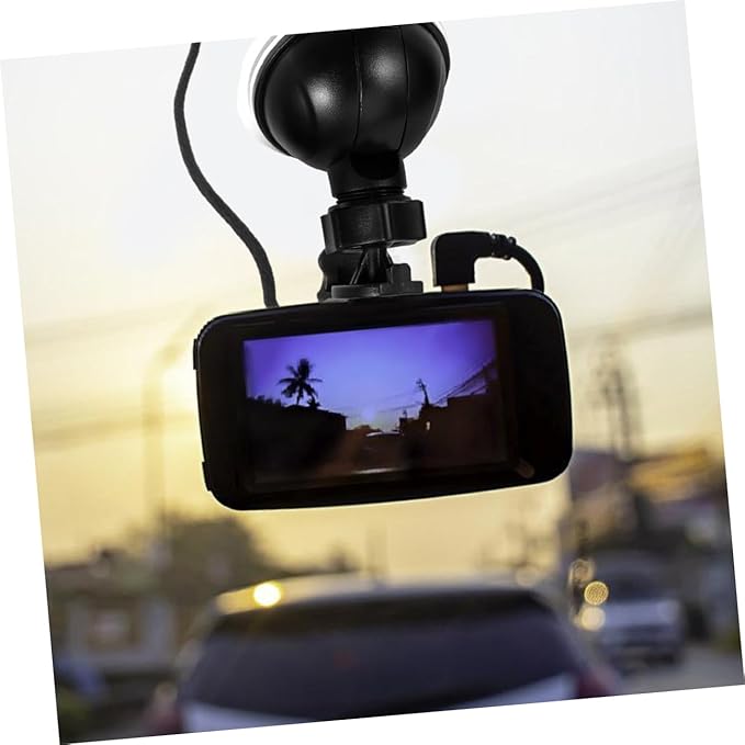 2Pcs Dash Cam Mount Holder with Rotation Mini Suction Cup Design for Stable Support Compatible with Various Car Cameras Secure Windshield Dashboard Installation