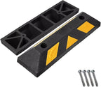 Parking Stopper for Garage, Garage Parking Aid, Parking Aid Rubber Curb Wheel Stopper, for Various Garages and Parking Lots