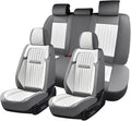 Coverado Car Seat Covers Full Set, Seat Covers for Cars, Car Seat Cover, Car Seat Protector, Leather Car Seat Cushion, Waterp