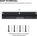 UNITEDPOWER Wall Mount Tool Storage Rack, Screwdriver Holder, Pliers Organizer, Wrench Utility Shelf, 51 Holes for Variety of