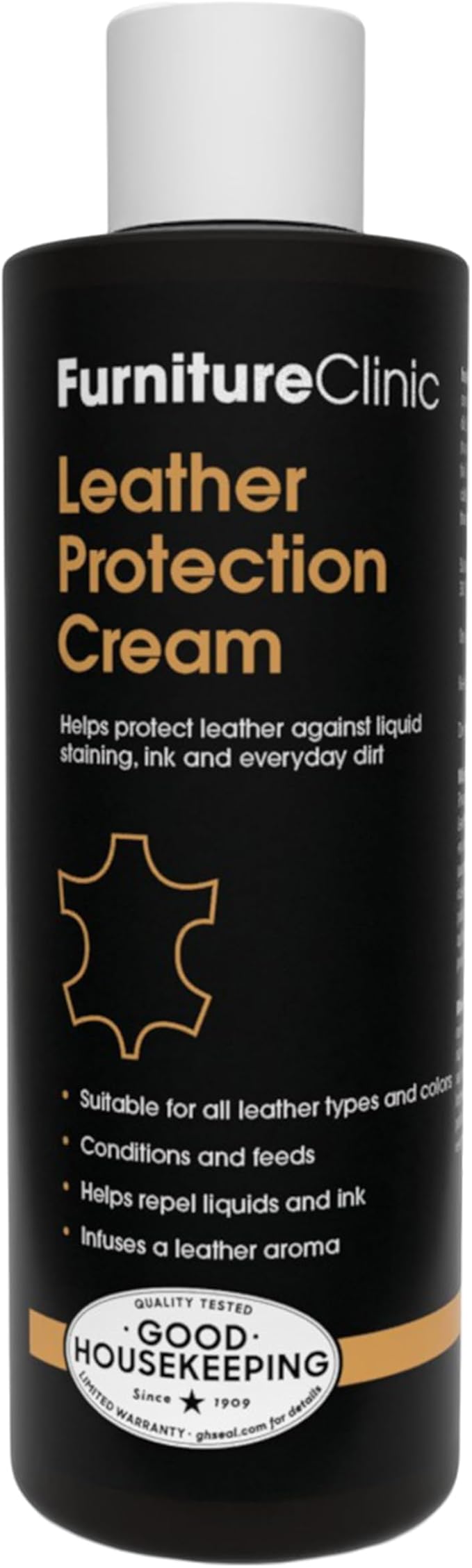 Furniture Clinic Leather Protection Cream | 2-in-1 Leather Conditioner & Waterproofing Protector for Furniture, Shoes, Car Se