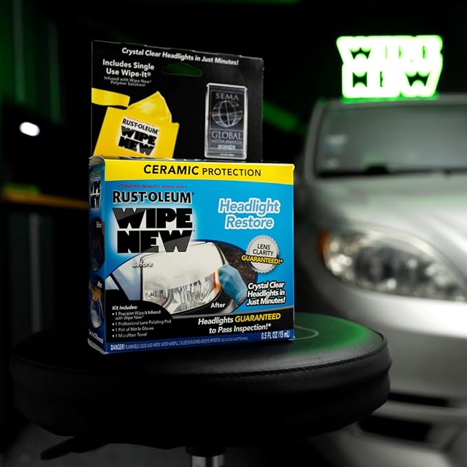 Rust-Oleum HDLCAL Wipe New Headlight Restore, 0.5 FL OZ