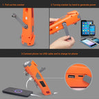 Emergency Tool LUXON 8-in-1 Car Safety Tool:Window Breaker,Seat Belt Cutter,LED Flashlight Rescue Tool USB Charger,SOS Light,