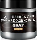 Leather Recoloring Balm - Gray Leather Repair Kit for Furniture, Leather Dye & Paint to Recolor, Restore & Repair Faded, Crac