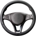 COFIT Breathable Car Steering Wheel Cover 15 inch Auto Universal Leather Wrap Non-Slip Steeringwheel Protector Automotive Int