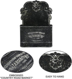 Metal Hanging Storage Baskets Wall Baskets for Mail, Files,Flowers, Books & Accessories, Wall-Mounted Organizer for Entryway,