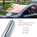 5Ft x 99Ft Chameleon Window Tint for Cars VLT 78% Sunset Orange Red Windshield Car Windows Protection Foils Ceramic Window Tint Film, Auto Tints