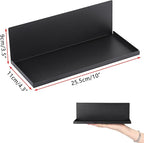 Kokone 6 Pack Magnetic Pegboard Shelves with Lip Around The Edge, 10x4.3 Inch Metal Peg Board Shelves Accessories for Storing