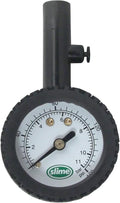 Slime 20186 High PSI Dial Gauge with Bleeder Valve, 10-160 PSI