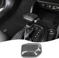 Gear Shift Cover,for 2024-2026 Kia K4/Kia Carnival 2025/k5 2025 /Kia Sorento 2024-2026,Car Center Console Gear Shift Knob Cover Trim Cap - Carbon Fiber
