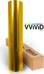 VViViD Transparent Colorful Vinyl Window Tinting Sheets (10ft x 5ft, Yellow)