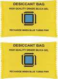 Rechargeable Desiccant Reusable Silica Gel Packets Color Changing Desiccant for Moisture Control & Storage (2)