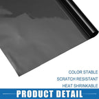 Automotive Window Tint Film Heat Block Scratch Resistant 35% VLT 0.5x7m Car Ceramic Tint PET Black