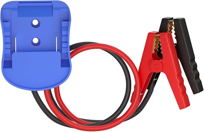 MaySpare Jumper Cables Adapter Compatible with Makita 18V Battery, 8AWG 2FT Portable Automotive Booster Cables, Car Jump Starter Power Tool Accessory (Battery Not Included)
