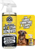 Chemical Guys Furbidden Pet Stain Remover for Car & Home, Carpet & Upholstery Cleaner, Eliminates Pet Odors & Stains from Uri