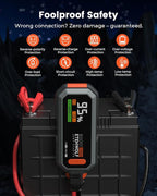 Car Battery Jump Starter Portable, 2000A Peak Jump Box- 12V Car Jump Starter for up to 8.0L Gas and 6.5L Diesel Engines,