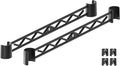 VIPEK 2Pack Hanger Rail Durable Metal Support Rail for 15.7" Wide Wire Shelf Clothes Rack, Quick Installation
