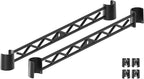 VIPEK 2Pack Hanger Rail Durable Metal Support Rail for 15.7" Wide Wire Shelf Clothes Rack, Quick Installation