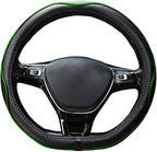Mayco Bell Flat Bottom Steering Wheel Cover Anti-Slip,Safety,Soft,Breathable,Durable,Full Surround,Comfortable Grip Microfibe