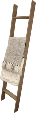 BARNWOODUSA Throw Blanket Ladder – Fully Assembled Reclaimed Wood – Rustic Decorative Ladder for Towels, Quilts, & More – Per