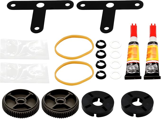 51072-54 Headlight Headlamp Motor Repair Kit with Fix Brass Gear Compatible with 2000-2004 Corvette C5 1993-2002 Firebird Tra