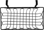 TOPZEA 2 Pack Grid Storage Baskets with Hooks, Metal Hanging Wire Basket Kitchen Over the Cabinet Door Organizer Caddy for Cu