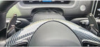 Ruihe Carbon Fiber Color Steering Wheel Cover Trim Fit for Hyundai Elantra, Santa Cruz, Tucson 2021-2025 Universal Design & Interior Accessory