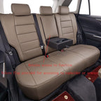 EKR Rav4 Seat Covers Custom Fit for Toyota Rav4(Gasoline) 2019 2020 2021 2022 2023 2024 2025 LE/XLE/XLE Premium/Limited,Leath