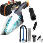 ThisWorx Car Vacuum Cleaner 2.0, Portable Handheld Mini Vacuums Cleaner W/ 16ft Cord, LED Light, Bag, & Attachments- Small Va
