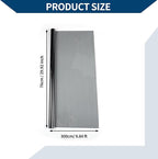 Car Window Tint Film Window Privacy Film Car Carbon 2PLY PET 9.84 ft x 29.92 Inch 1 Pc Black VLT 50% IRR 32% UVR 95%