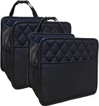 Car Seat Back Organizer, Hanging PU Leather Car Storage Bag, Compatible with Most Vehicles Interior Accessories Organizer
