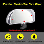 Blind Spot Mirrors for Trucks and Cars,Automotive Side View Concave Mirror Blindspot,360° Large Convex Rearview Exterior Mirror Accessories for Truck and Car(1Pack White)