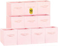 Criusia Storage Cubes- 11 Inch Cube Storage Bins for Organizing Shelves - Nursery Closet Organization Bins for Clothes Blanke