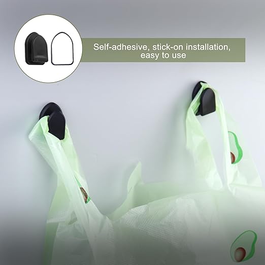 Car Trash Bag Hanging Disposable Car Garbage Bag Pack of 200 Small Auto Trash Bag for Car with 4 Hook for Car Kitchens Bedrooms Offices During Travel and Camping (Green)