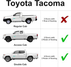 YelloPro Side Window Front Seat Sunshade (Set of 2) Custom Fit for 2005 2006 2007 2008 2009 2010 2011 2012 2013 2014 2015 Toyota Tacoma, 2Dr 2 Door Access Cab 4Dr 4 Door Double Cab