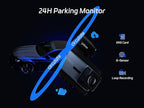 Pelsee 4K Dash Cam Front and Rear, 64GB SD Card, Dual Dash Camera for Cars with Wi-Fi, GPS, ADAS, BSD, LCA, 3’’ IPS Display C