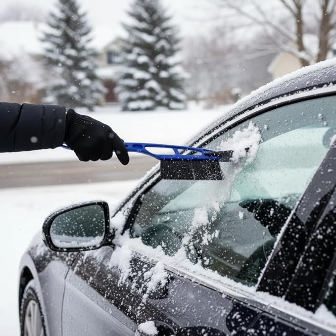Car Ice Scraper & Snow Brush,Frost Snow Shovel Removal for Car Windshield Window