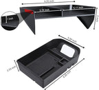 Upgraded Center Console Organizer Compatible with Toyota RAV4 2025 2024 2023 2022 2021 2020 2019 Interior Accessories, Gear Shift Storage Tray Secondary Box Insert Divider - 2pcs