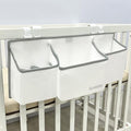 Hanging Baby Diaper Caddy, 3-in-1 Diaper Caddy Organizer Holder For Baby Crib, Nursery Organization Diaper Stacker Storage Fo