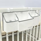 Hanging Baby Diaper Caddy, 3-in-1 Diaper Caddy Organizer Holder For Baby Crib, Nursery Organization Diaper Stacker Storage Fo
