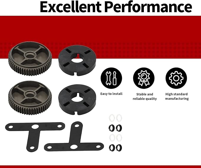51072-54 Headlight Headlamp Motor Repair Kit with Fix Brass Gear Compatible with 2000-2004 Corvette C5 1993-2002 Firebird Tra