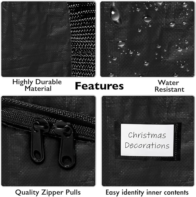 ClearSpace Oversized Moving Bags or Storage Bag – Large Moving Boxes with Backpack Straps, Zippers & Handles – Heavy-Duty Pac